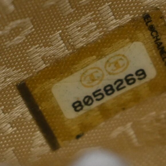 CHANEL CC Logo Chocolate Bar 2Way Hand Bag Leather Beige GHW Italy 11KB487 - Picture 9 of 14